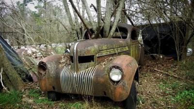 One of Dean Lewis' junkyard wrecks