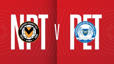 Newport County v Peterborough United