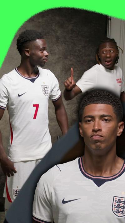 Bukayo Saka, Eberechi Eze and Jude Bellingham