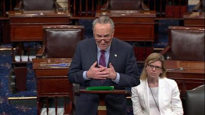 US Senate Democratic leader Chuck Schumer