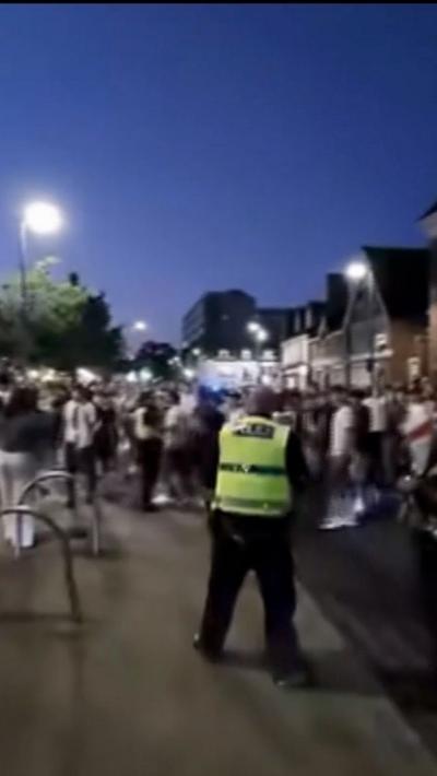 Disorder in Solihull town centre