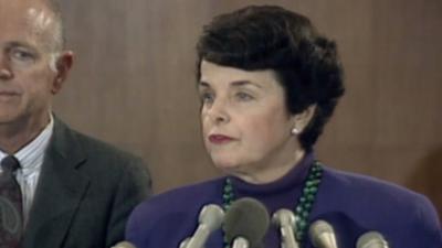 Late US Democratic Senator Dianne Feinstein