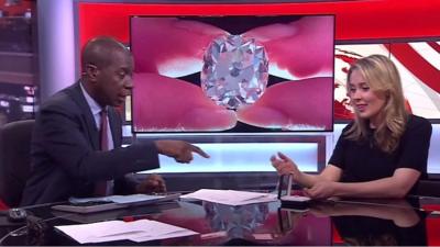 Clive Myrie, the diamond, and Sotheby's Jessica Wyndham