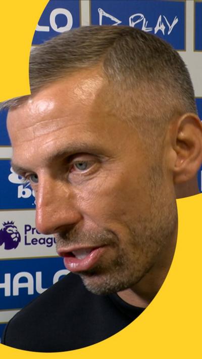 Ipswich manager Gary O'Neil during his post-match interview
