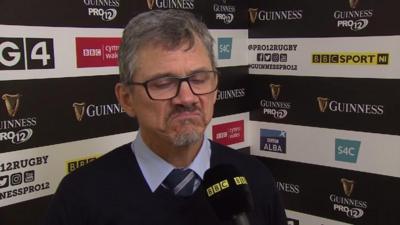 Ulster Director of Rugby Les Kiss is frustrated after the 15-14 inter-pro defeat by Munster