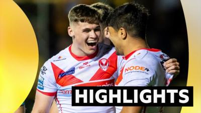 St Helens celebrate