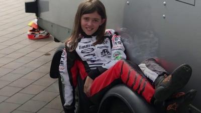 Ella has already had great success in her racing career