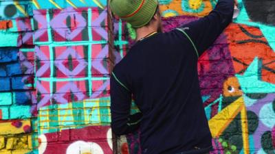 Graffiti artist