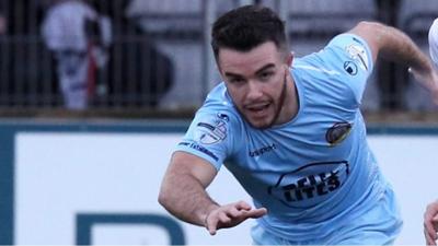 Warrenpoint scorer Philip Donnelly