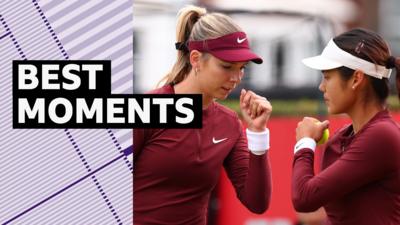 Katie Boulter and Emma Raducanu
