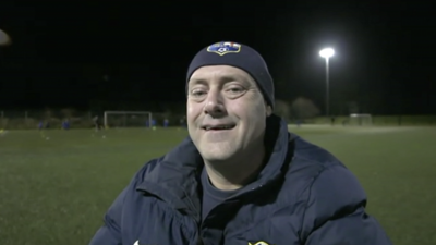 Gary Brown coaches the junior sides at Lumley FC and mentors other coaches at the club.