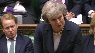 Theresa May at PMQs