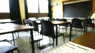 Empty classroom