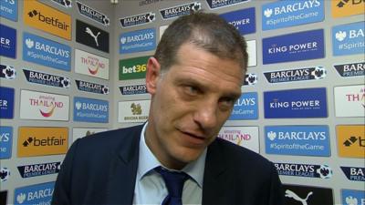 West Ham manager Slaven Bilic