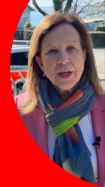 Lyse Doucet in a vertical profile 