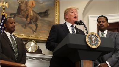 President Trump at event honouring Martin Luther King Jr.