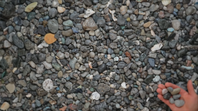 Plastic pebbles