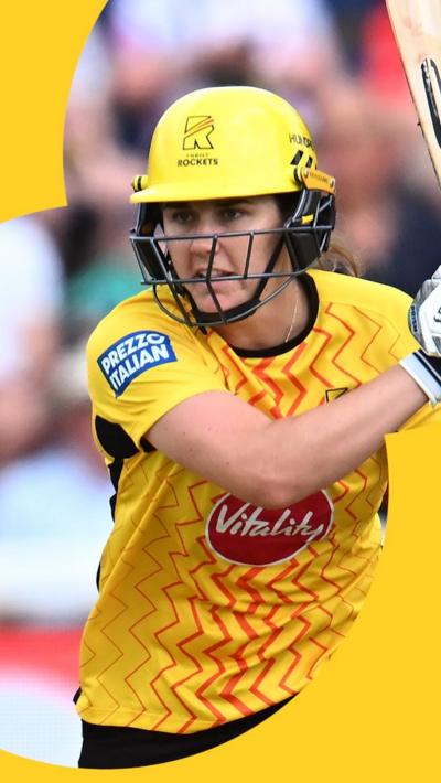 Nat Sciver-Brunt playing a shot