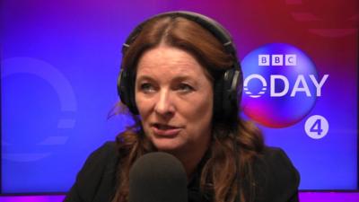 Education Secretary Gillian Keegan in radio studio