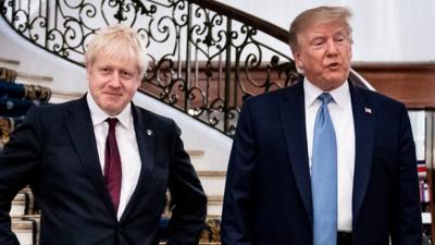 Boris Johnson and Donald Trump