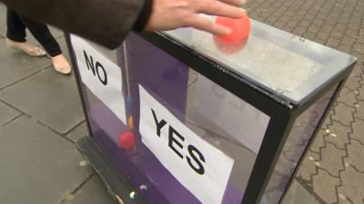 Daily Politics mood box in Edinburgh