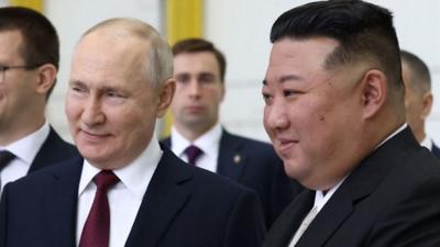 Putin and Kim meet in Russia