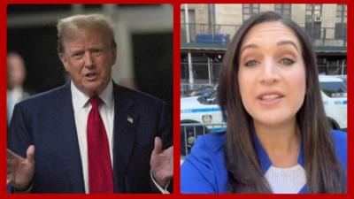 Donald Trump / BBC's Nada Tawfik