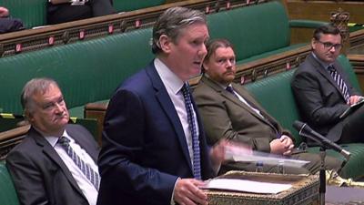 Sie Keir Starmer and Labour front bench