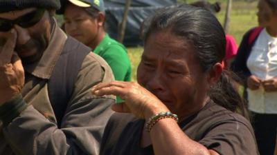 Woman crying