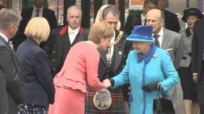 The Queen meets Nicola Sturgeon