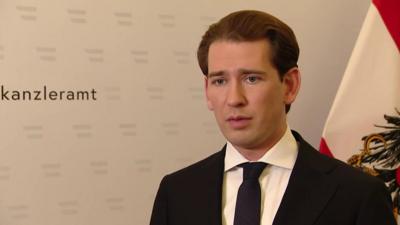 Austrian Chancellor Sebastian Kurz