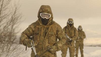 Military training in the Arctic