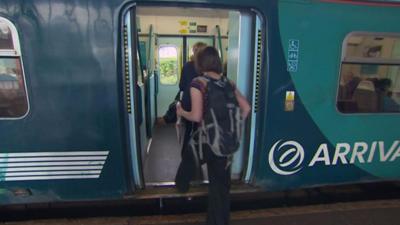 Arriva Trains Wales train at Pontypridd