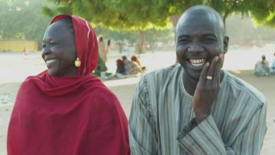 Modu Bulama and his wife