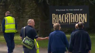 Workers at Shepton Mallet Cider Mill