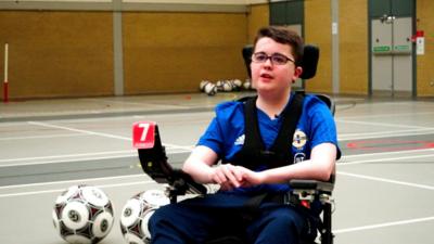 Patrick Cumiskey was diagnosed with Duchenne muscular dystrophy when he was eight months old.