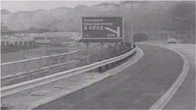 Archive of the M4 around Newport