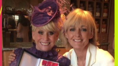 Barbara Windsor and Jane Moore