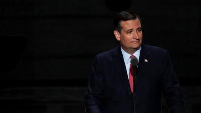 Ted Cruz making speech