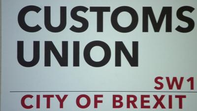 Customs union sign