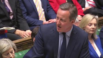 David Cameron at PMQs