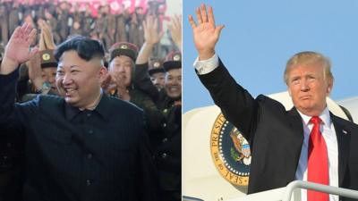 Kim Jong Un and Donald Trump