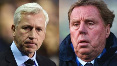 Alan Pardew and Harry Redknapp are among the English bosses with the highest Premier League win percentages