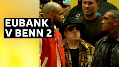 Chris Eubank Junior and Conor Benn face off