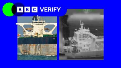 Verify branded image of the seized oil tankers