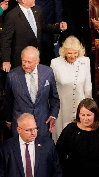 King and Queen Camilla in US Congress