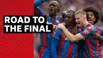 Crystal Palace players celebrate