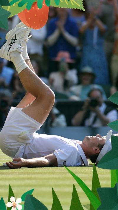 Arthur Fery lies down on floor with legs in air after quarter-final win
