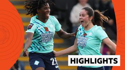 Freya Godfrey celebrates scoring a goal