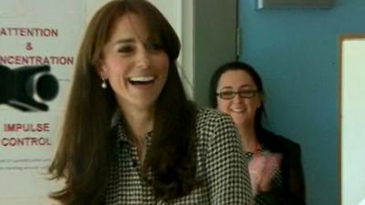 The Duchess of Cambridge at the Anna Freud Centre in London